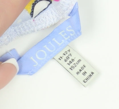 Joules Girls Multicoloured Cotton A-Line Skirt 11-12 Years