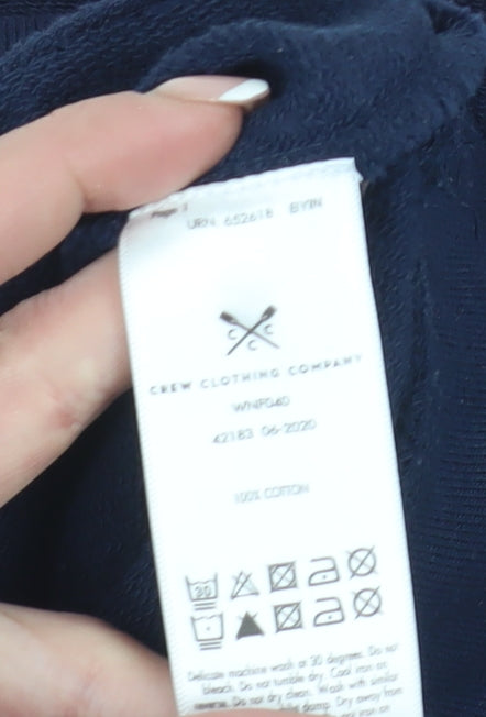 Crew Clothing Company Women's Blue Logo Sweatshirt Size 10