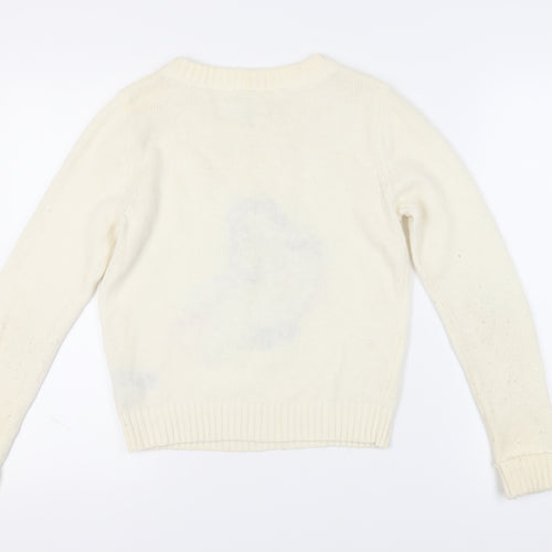 Henry Holland Ivory Women's Pullover Jumper Size 8