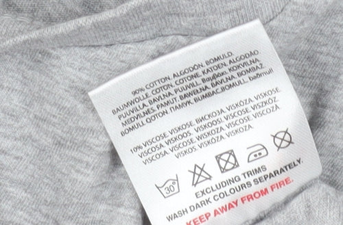 Farah Men's Grey XL Crew Neck T-Shirt