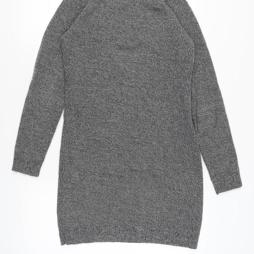 Brave Soul Women's Grey Jumper Dress M