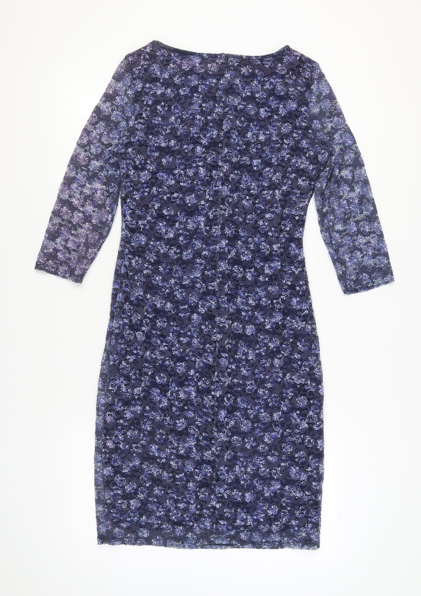 Marks and Spencer Women's Navy Floral Dress Size 12