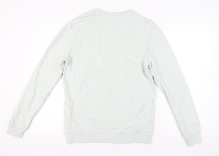 AllSaints Unisex White Pullover Sweatshirt - Small