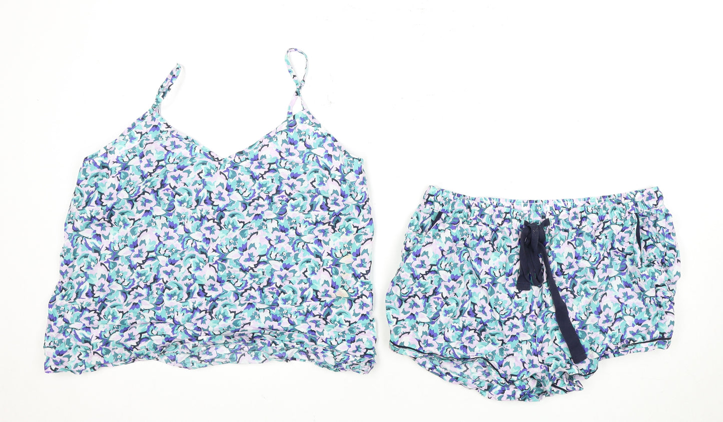 John Lewis Women's Multicoloured Cami Pyjama Set Size 12