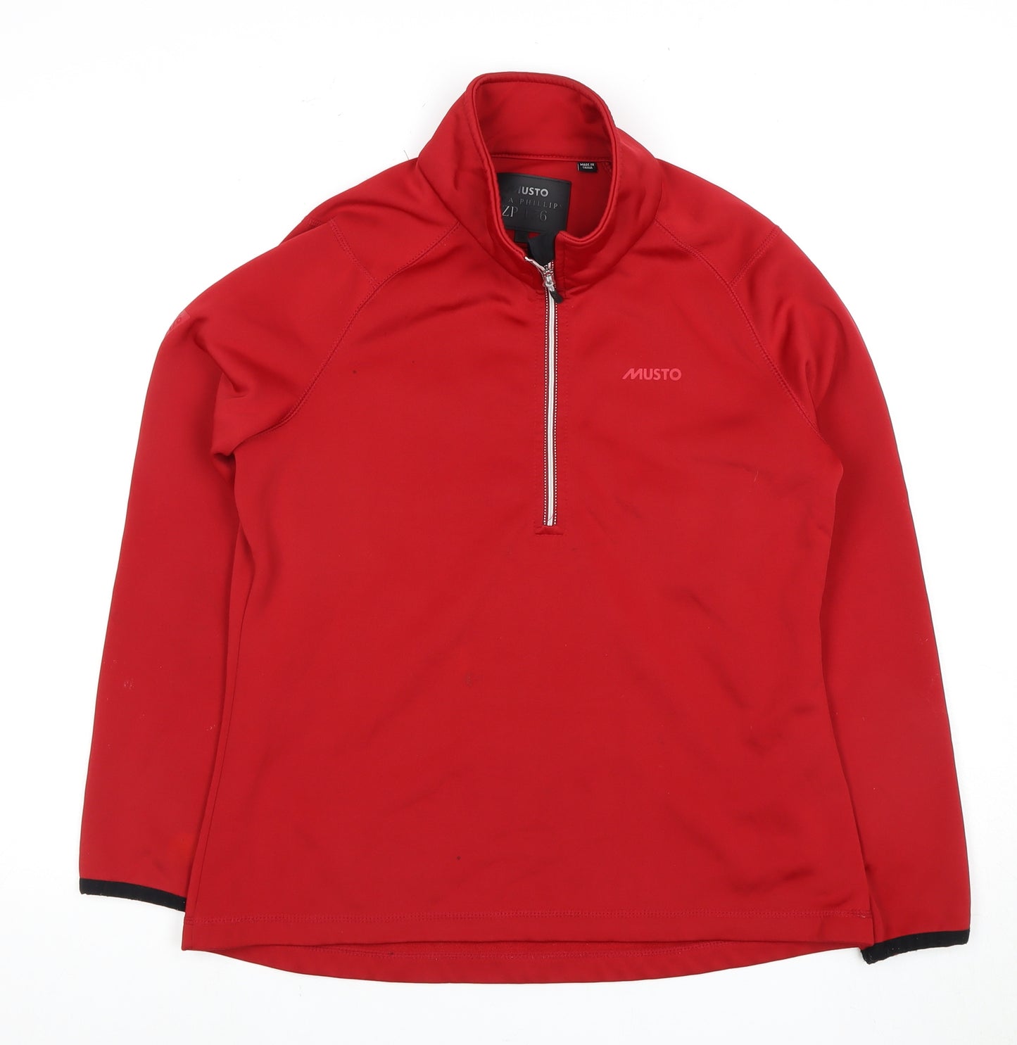 Musto Women's Red Pullover Sweatshirt Sz 14