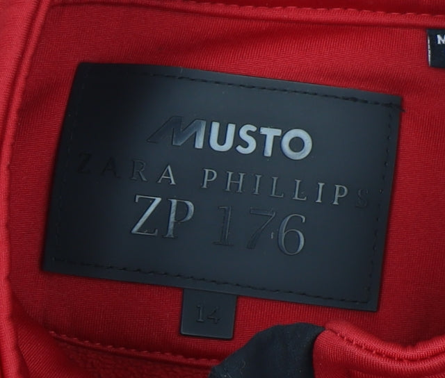 Musto Women's Red Pullover Sweatshirt Sz 14