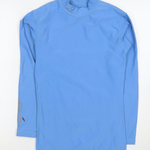 SLJ Women Blue Long Sleeve Performance Top L