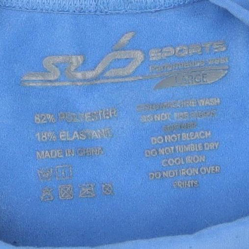 SLJ Women Blue Long Sleeve Performance Top L