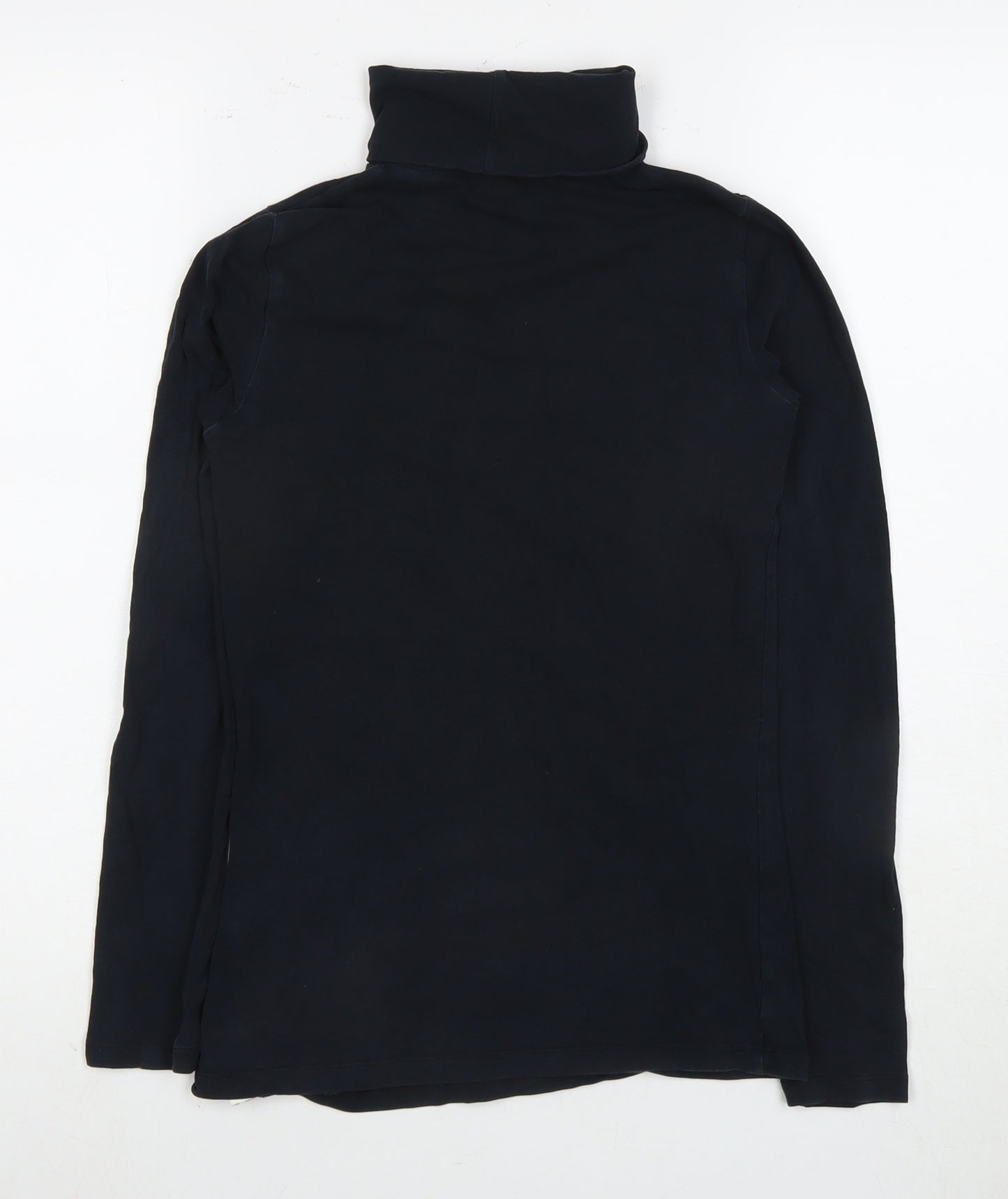 GAP Black Roll Neck Jersey Top Size S