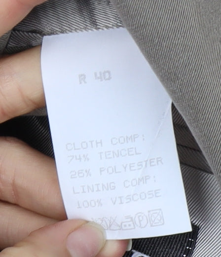 Remus Uomo Men's Beige Blazer Jacket Size 40R