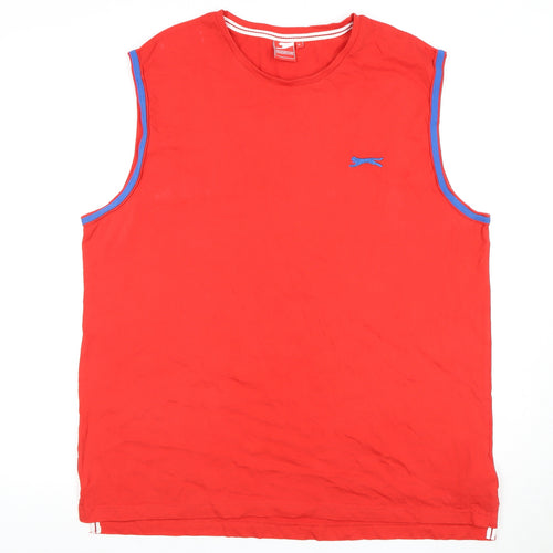 Slazenger Men's Red XL Sleeveless T-Shirt