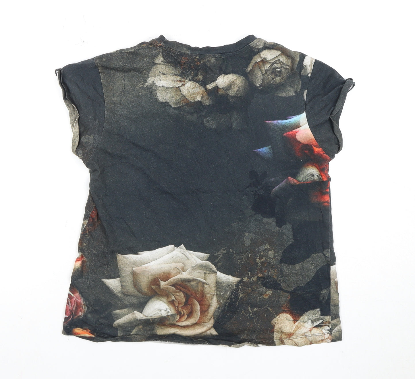 AllSaints Women's Multicoloured Floral T-Shirt Size 8