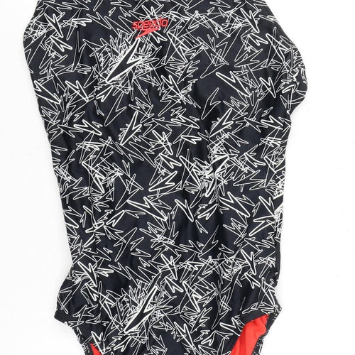 Speedo Women's Black One Piece Swimsuit Size 16