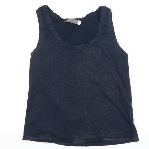 Mint Velvet Women's Blue Cotton Tank Top Size 8