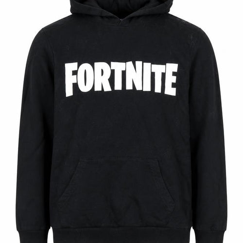 Fortnite Boys Black Hoodie 11 Years Pullover Hooded Top