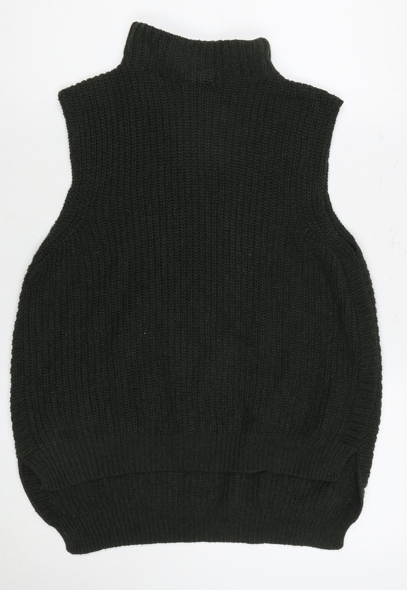 Warehouse Women’s Green Cape Jumper, Size 6 - Casual Knitwear