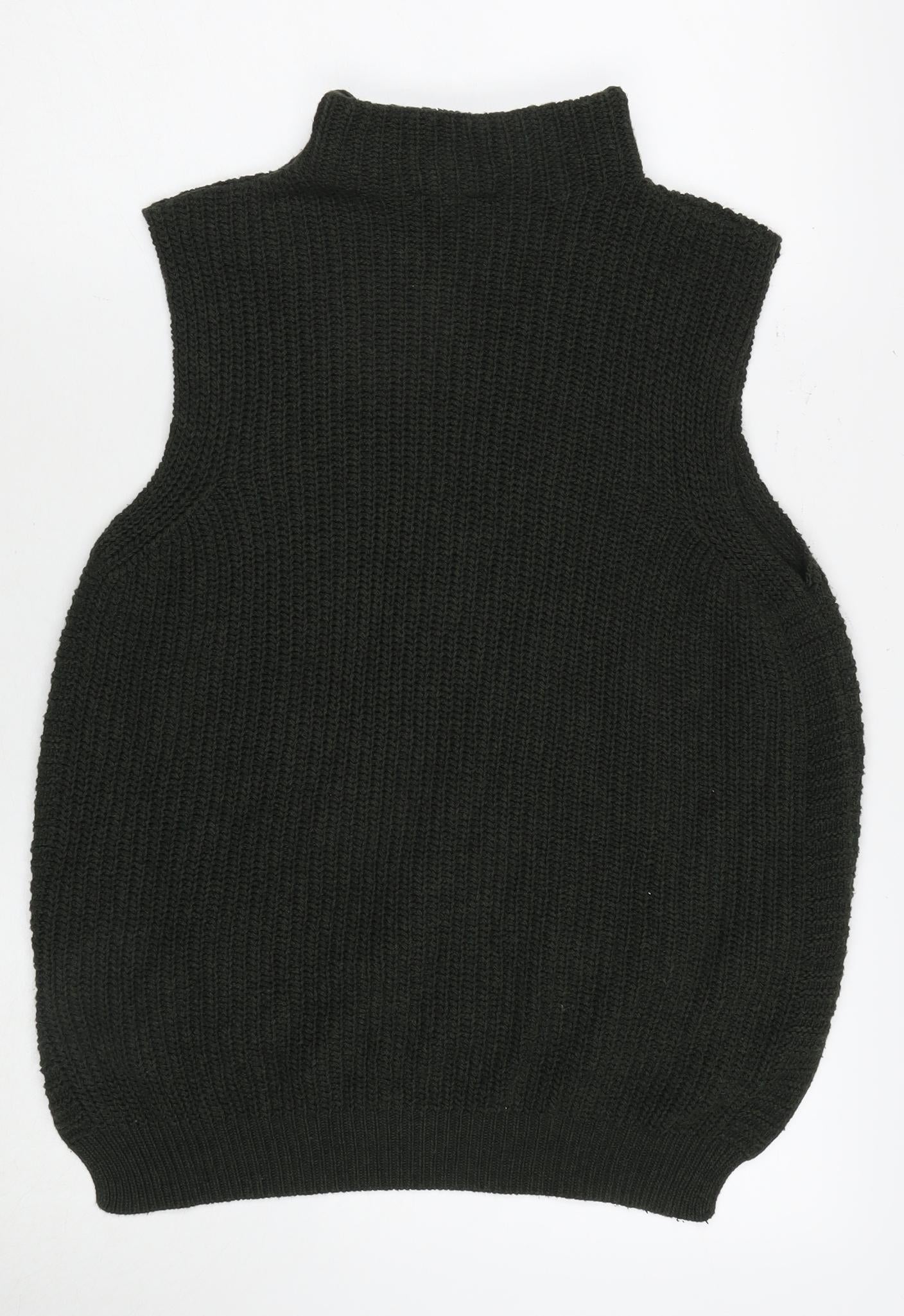 Warehouse Women’s Green Cape Jumper, Size 6 - Casual Knitwear