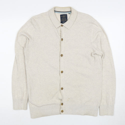 Hammond & Co. Men's Beige Cardigan Small