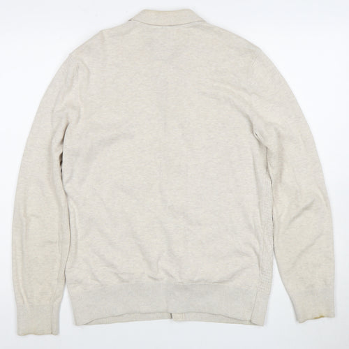 Hammond & Co. Men's Beige Cardigan Small