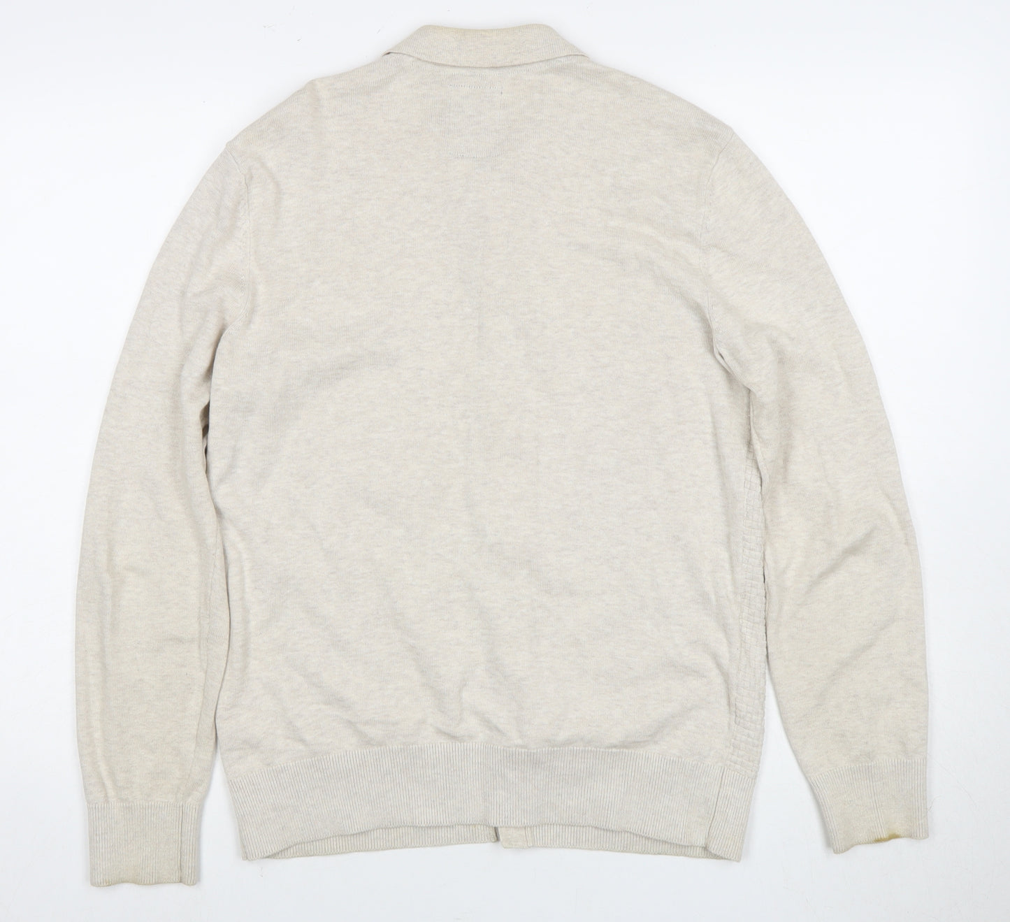 Hammond & Co. Men's Beige Cardigan Small