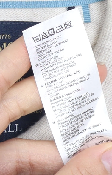 Hammond & Co. Men's Beige Cardigan Small