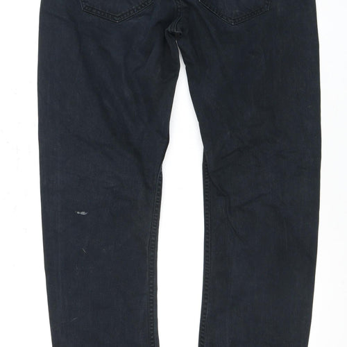 SuperDry Men's Black Straight Jeans 34W 32L