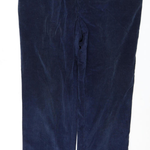 Harrods Men's Blue Corduroy Trousers, Size 58