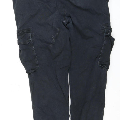 Pier One Black Cargo Trousers, Men's Size 36