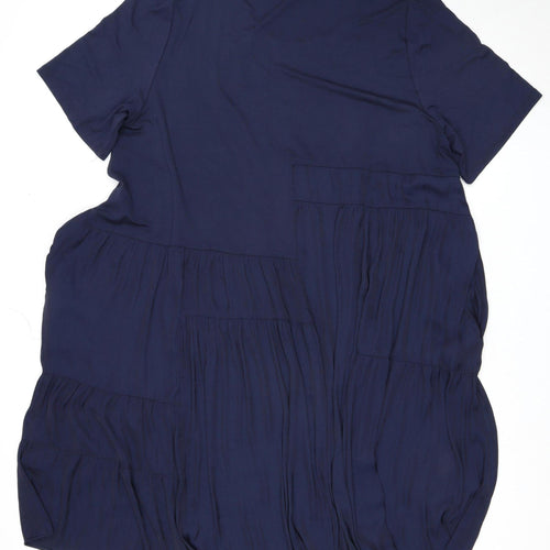 Women's Blue Dress Size 20 in Polyester Blend