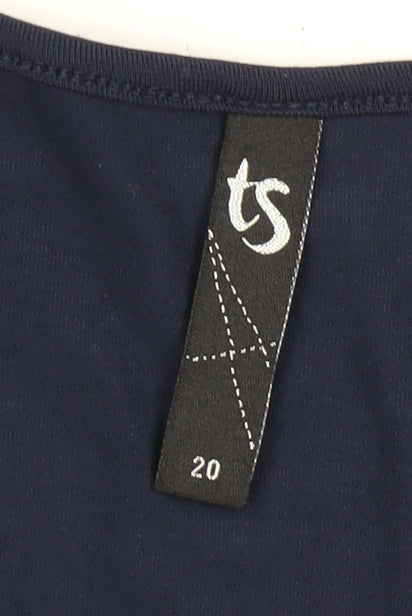 Women's Blue Dress Size 20 in Polyester Blend