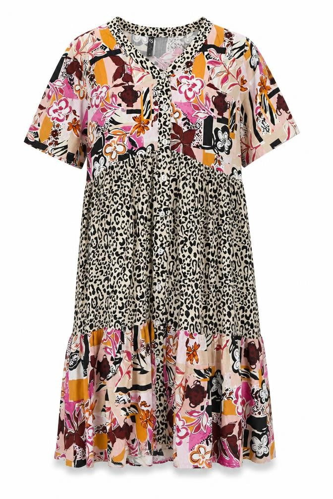 Front view of Stylish TS Women's Multicoloured Dress -, size 20