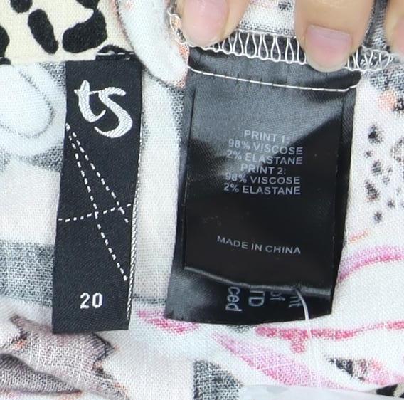 Stylish TS Women's Multicoloured Dress - Size 20