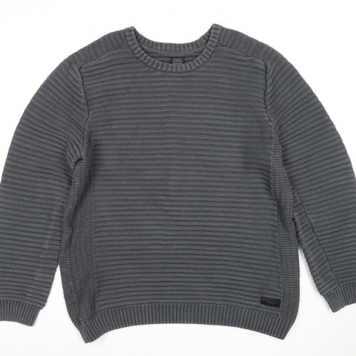 883 Police Men's XL Grey Pullover Jumper