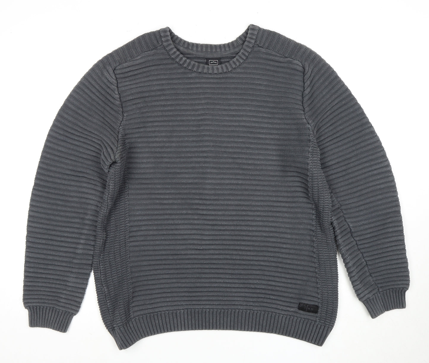 883 Police Men's XL Grey Pullover Jumper