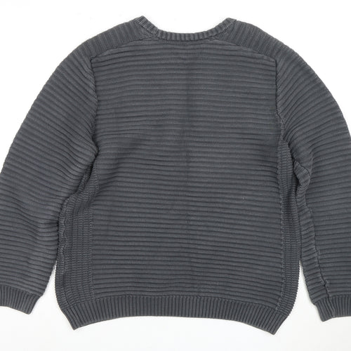 883 Police Men's XL Grey Pullover Jumper
