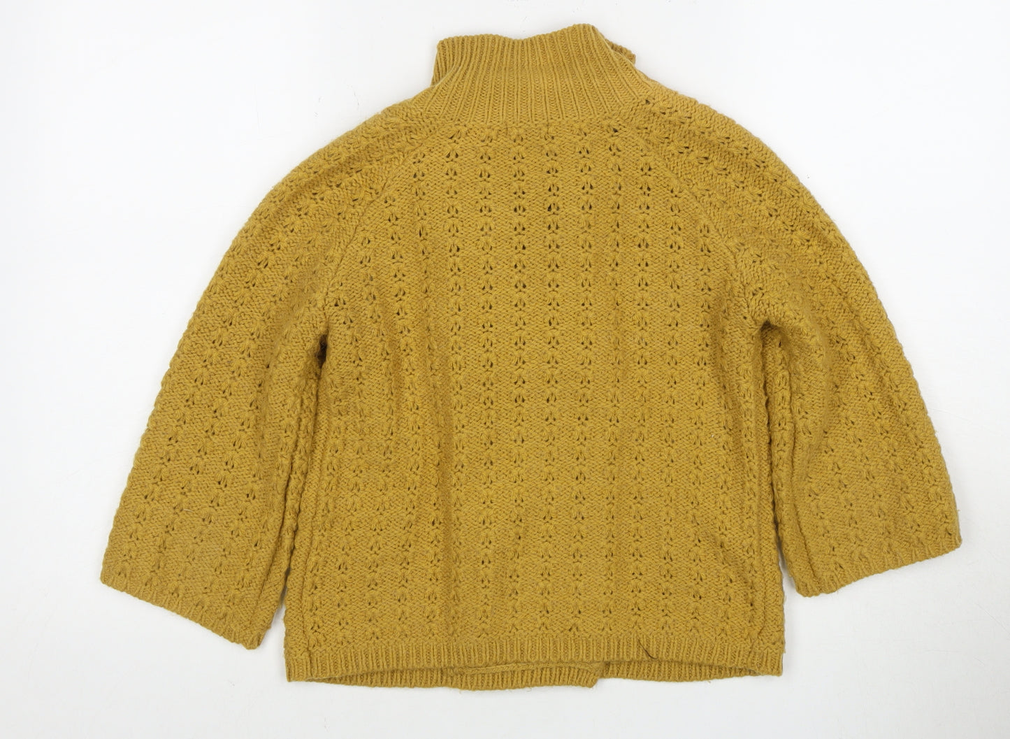 River Island Women's Yellow Cardigan Size 8