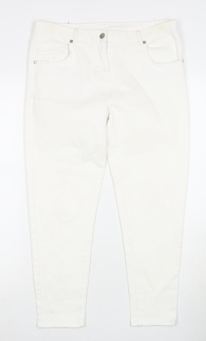 Star by Julien Macdonald Women's White Size 14 Jeans