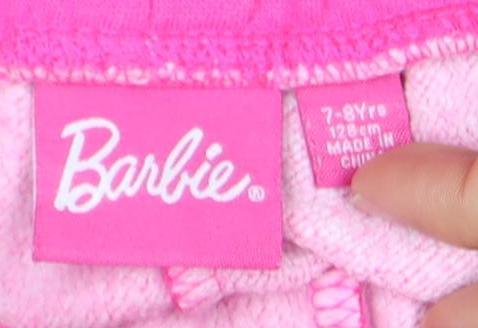 Barbie Girls Pink Tracksuit, 7-8 Years, Hoodie & Trousers