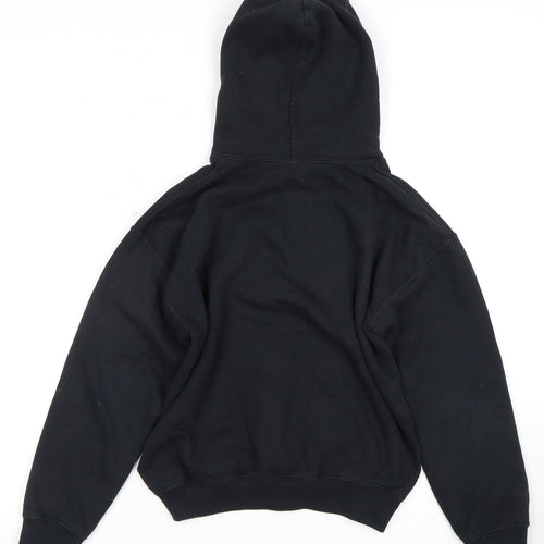 Gildan Boys Black M Pullover Hoodie with Logo