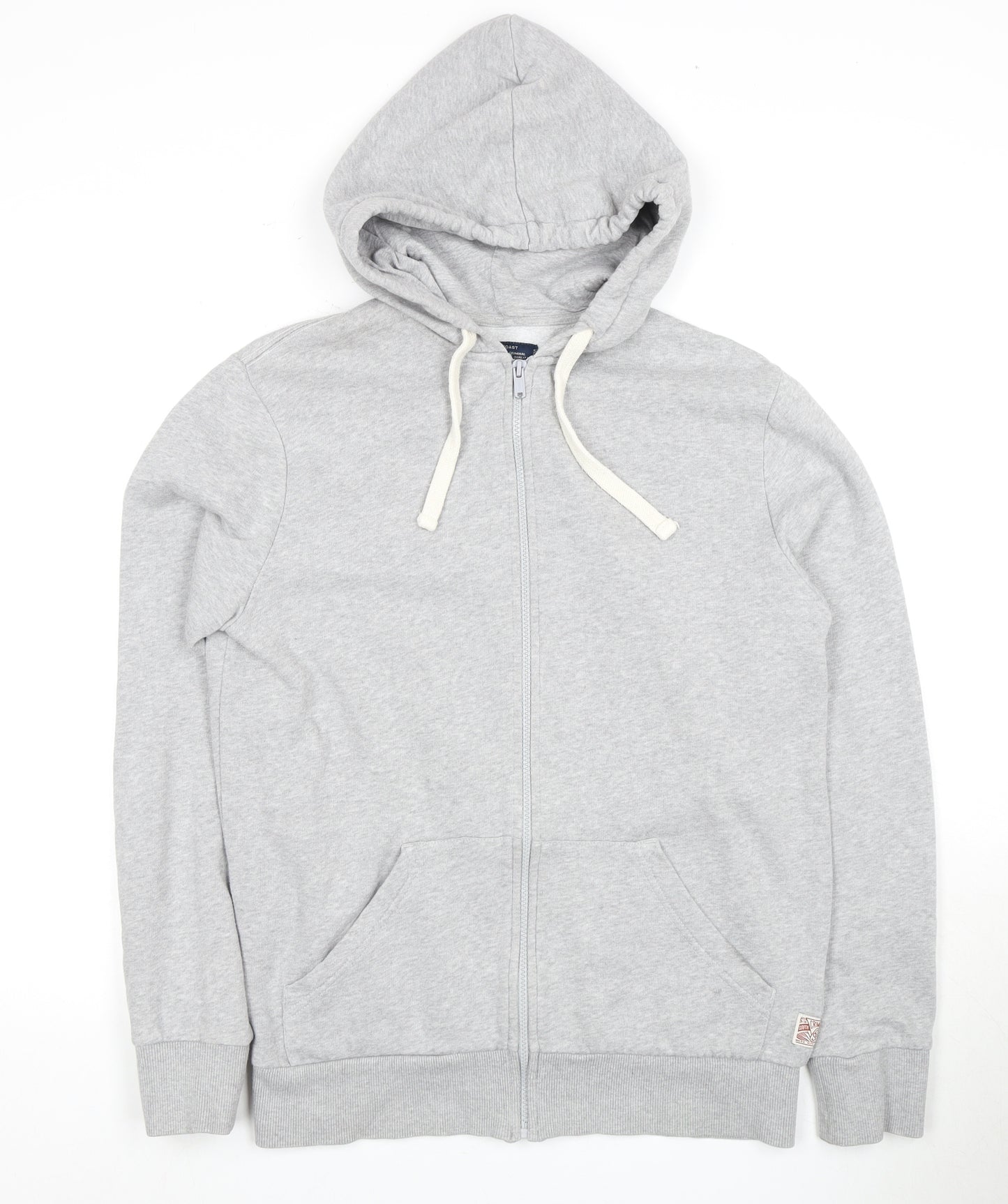 Criminal Men's Grey Full Zip Hoodie M