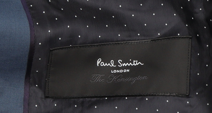 Paul Smith Men's Blue Suit Jacket, Formal Wear 40R