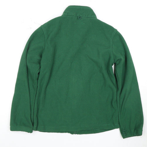 Mountain Warehouse Boys Green Jacket 9-10Y Full Zip Fleece