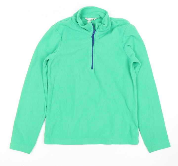 Mountain Warehouse Boys' Green Fleece Sweatshirt XS