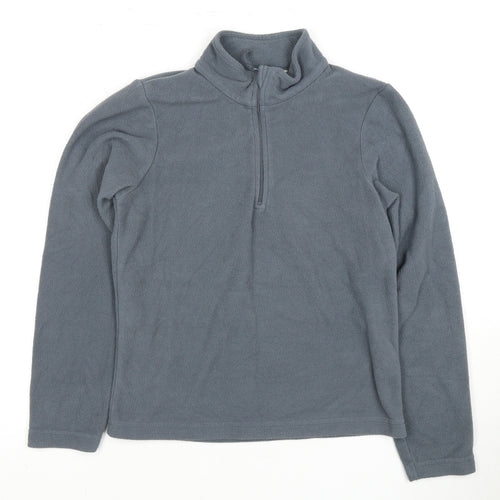 Mountain Warehouse Boys Grey Fleece 1/4 Zip Sweatshirt 9-10 Years