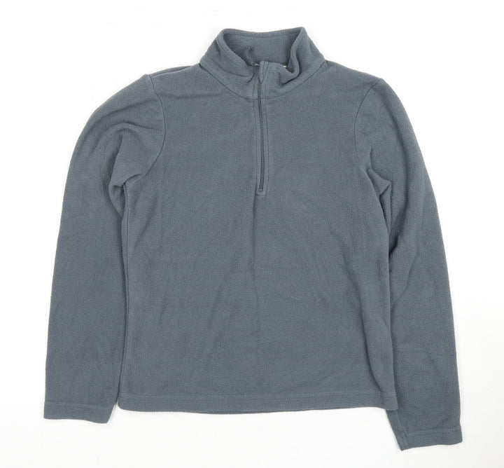 Mountain Warehouse Boys Grey Fleece 1/4 Zip Sweatshirt 9-10 Years