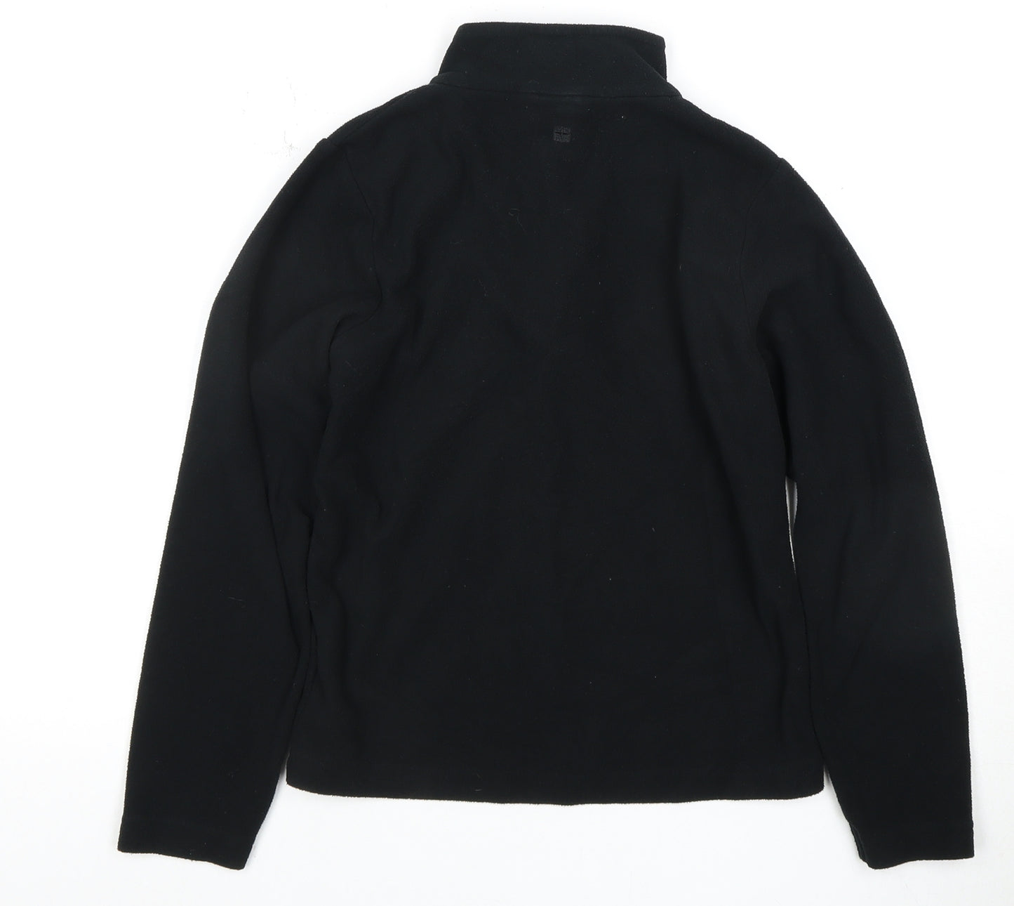 Mountain Warehouse Boys Black Fleece Top 9-10 Years 1/2 Zip