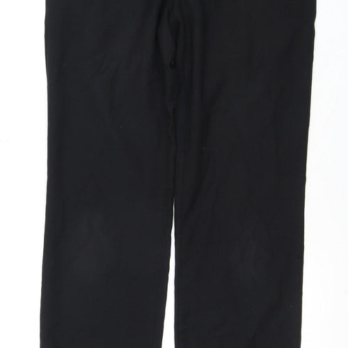 Next Men's Black Trousers 30 Waist Viscose Blend