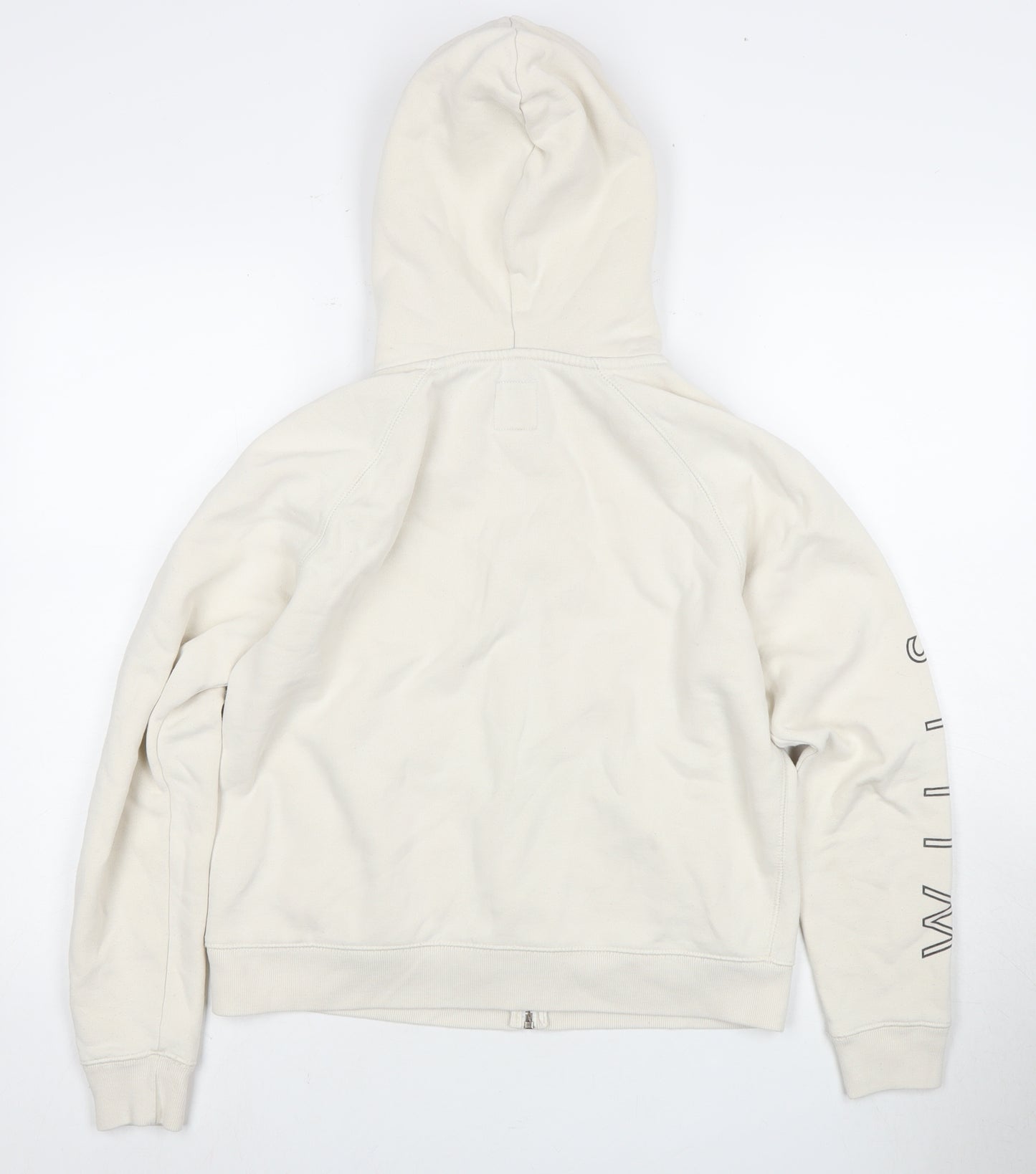 Jack Wills Women’s Ivory Zip Hoodie Size 12