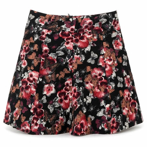 Next Women's Multicoloured A-Line Floral Skirt Size 8