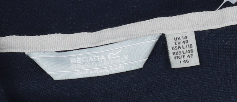 Regatta Unisex Blue Fleece Jacket Size 14 - Warm and Lightweight